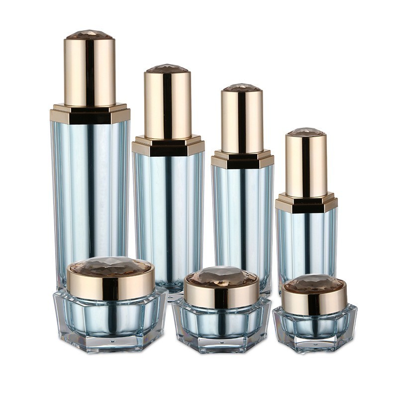 厂家定制六角亚克力瓶乳液瓶精华乳液护肤化妆品分装瓶图3