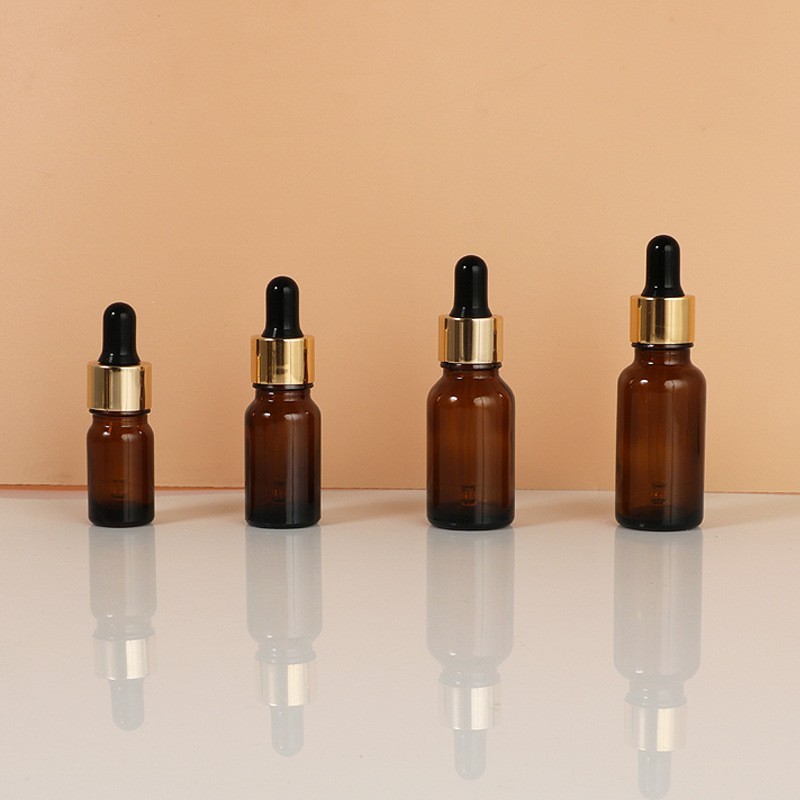 玻璃5ml10ml15ml20ml茶色精油瓶30ml玻璃滴管瓶100ml按摩精油瓶图3