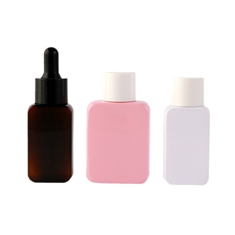 方形30ml塑料滴管瓶pet原液精华液分装瓶30-50ml纯露精华爽肤水瓶图5