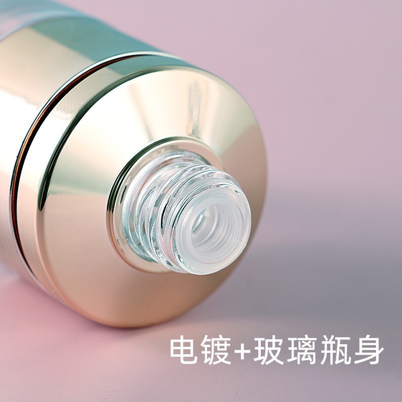 30ml厚底玻璃胶头滴管瓶50ml精华原液瓶护肤品分装精油瓶图4