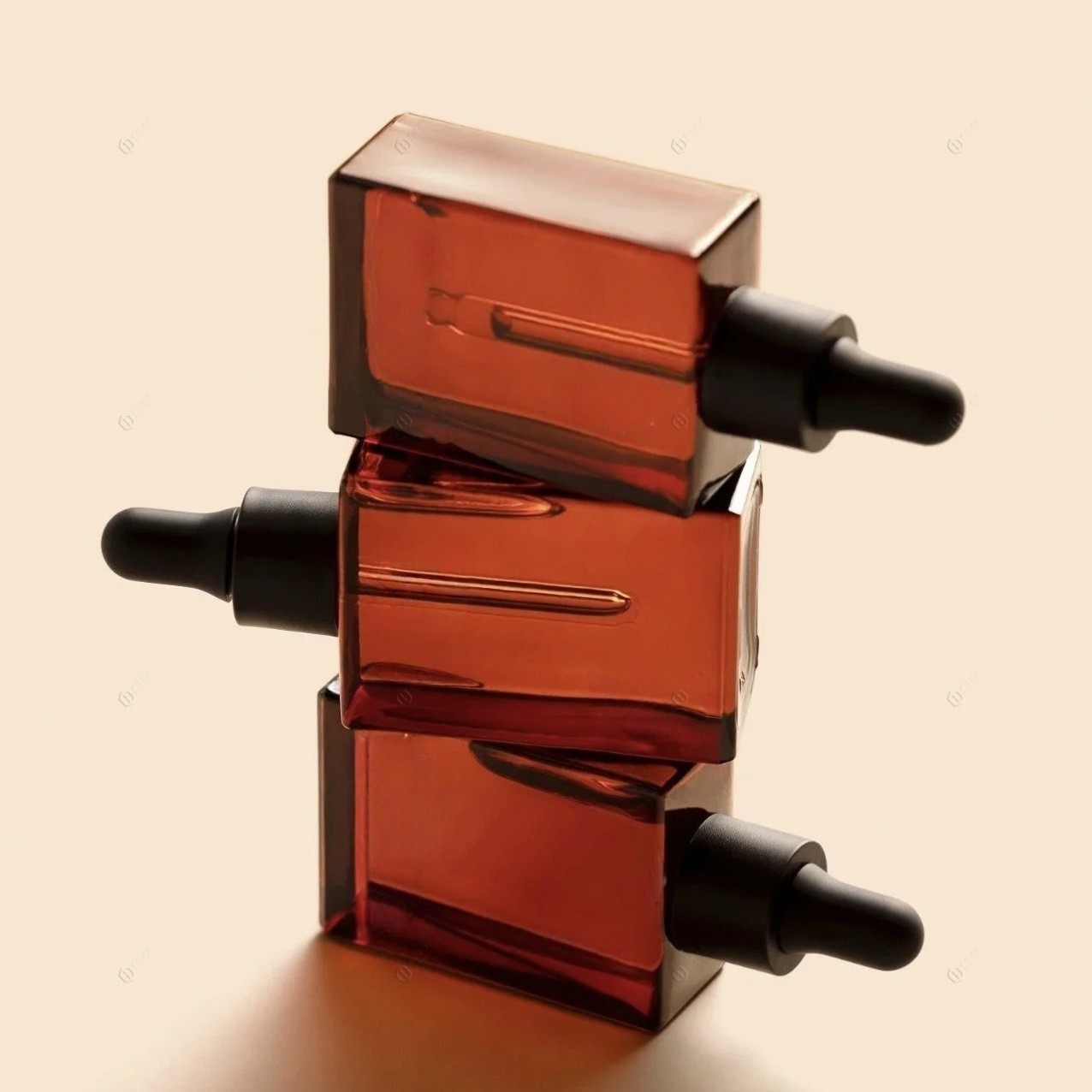 定制15ml 30ml茶色玻璃滴管精油瓶 香薰滴管精华液瓶 原液分装图3