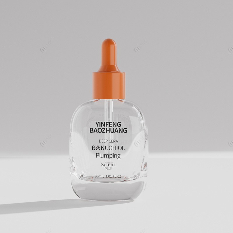 30ml滴管分装精油瓶 透明玻璃精华液瓶原液分装瓶 椭圆滴管瓶图4