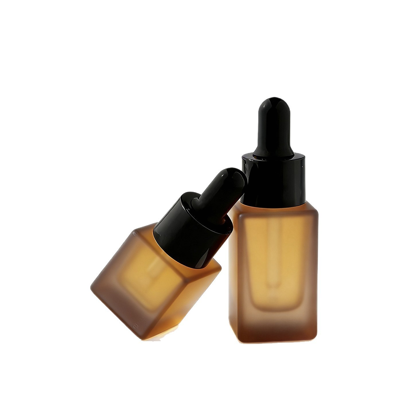 高档精油瓶5ml玻璃滴管瓶15ml小样精华液瓶四方玻璃滴管分装瓶图3