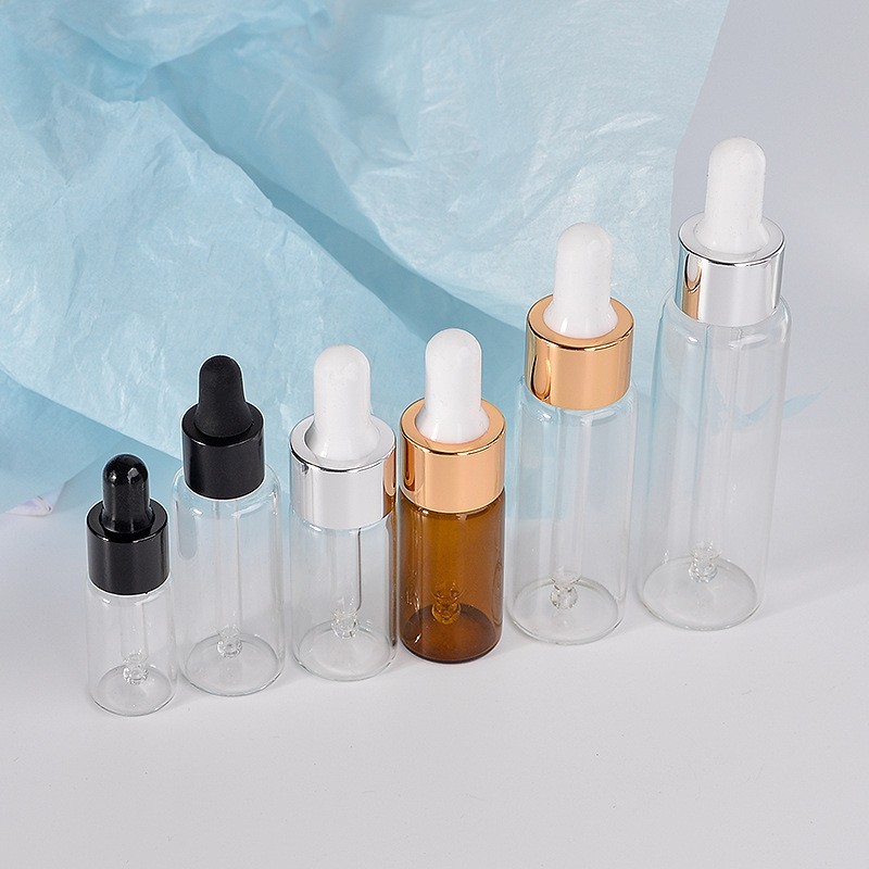 工厂定制 5ml玻璃滴管瓶精油分装瓶 20ml胶头滴管分液瓶化妆品瓶图4