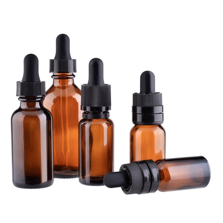 精油瓶 波士顿茶色30ml精油玻璃瓶30ml香薰精油瓶图2
