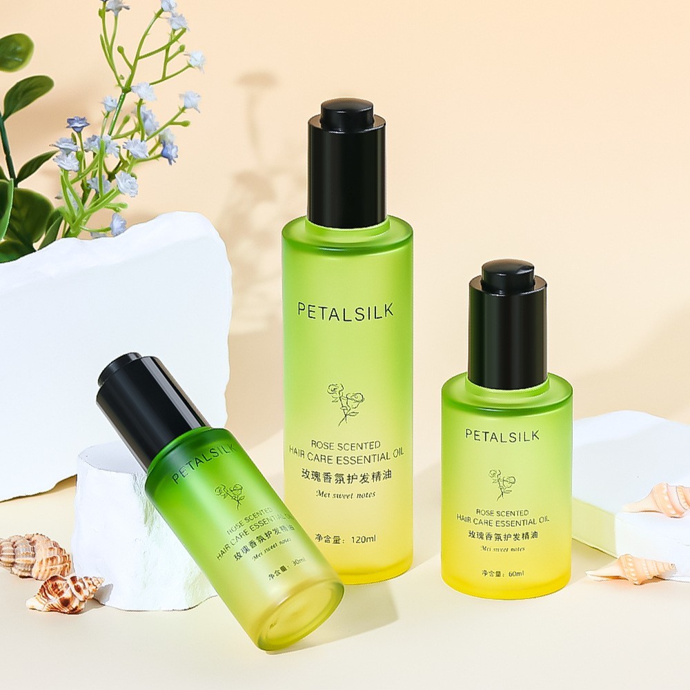 0-120ml滴管分装瓶 petg厚壁原液精油瓶 100ml挤压按摩油瓶