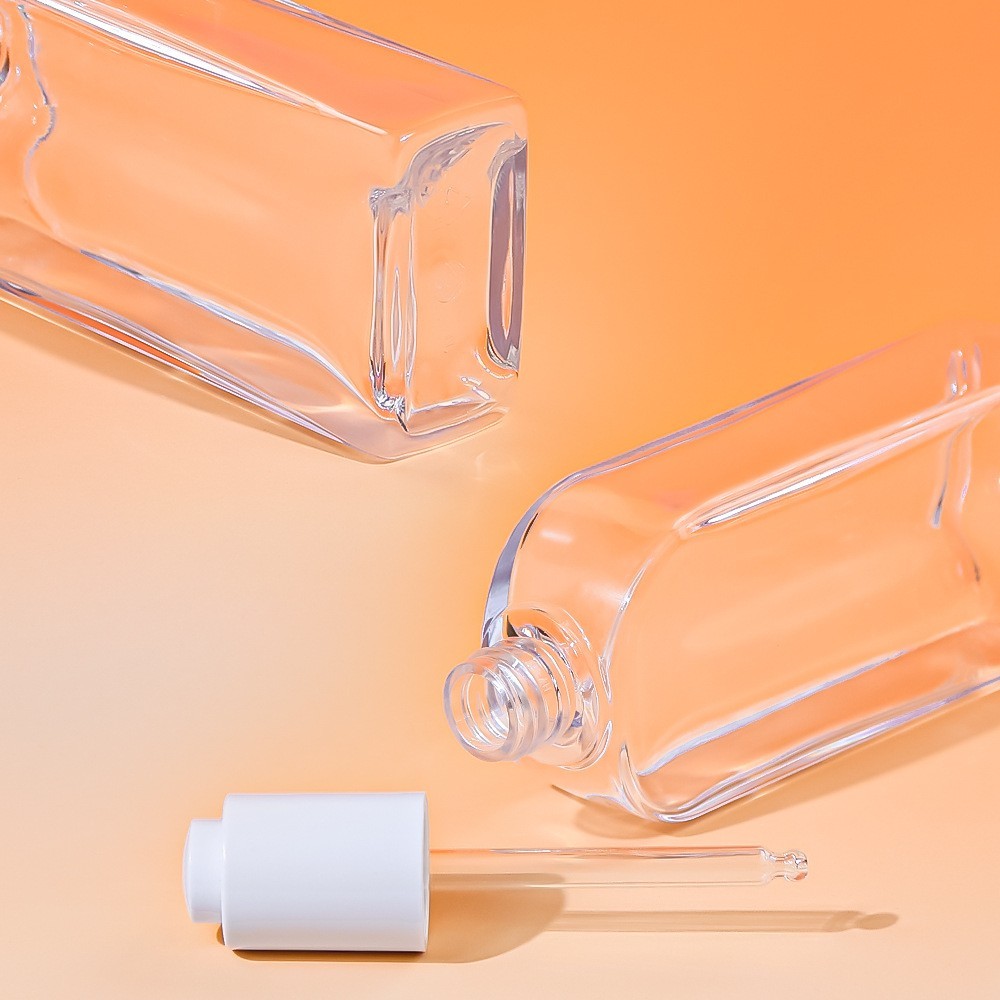 100ml透明扁方形精油瓶 petg厚壁精华液瓶 120ml150ml香水分装瓶图5