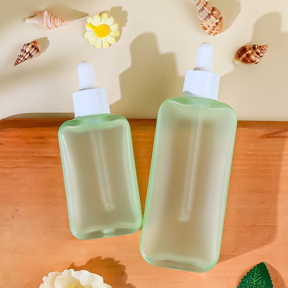 60ml原液滴管分装瓶 petg厚壁精油瓶按摩油瓶 100ml挤压精华液瓶