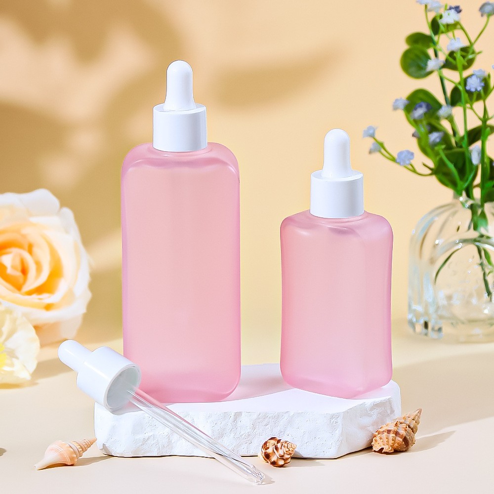 60ml原液滴管分装瓶 petg厚壁精油瓶按摩油瓶 100ml挤压精华液瓶图4