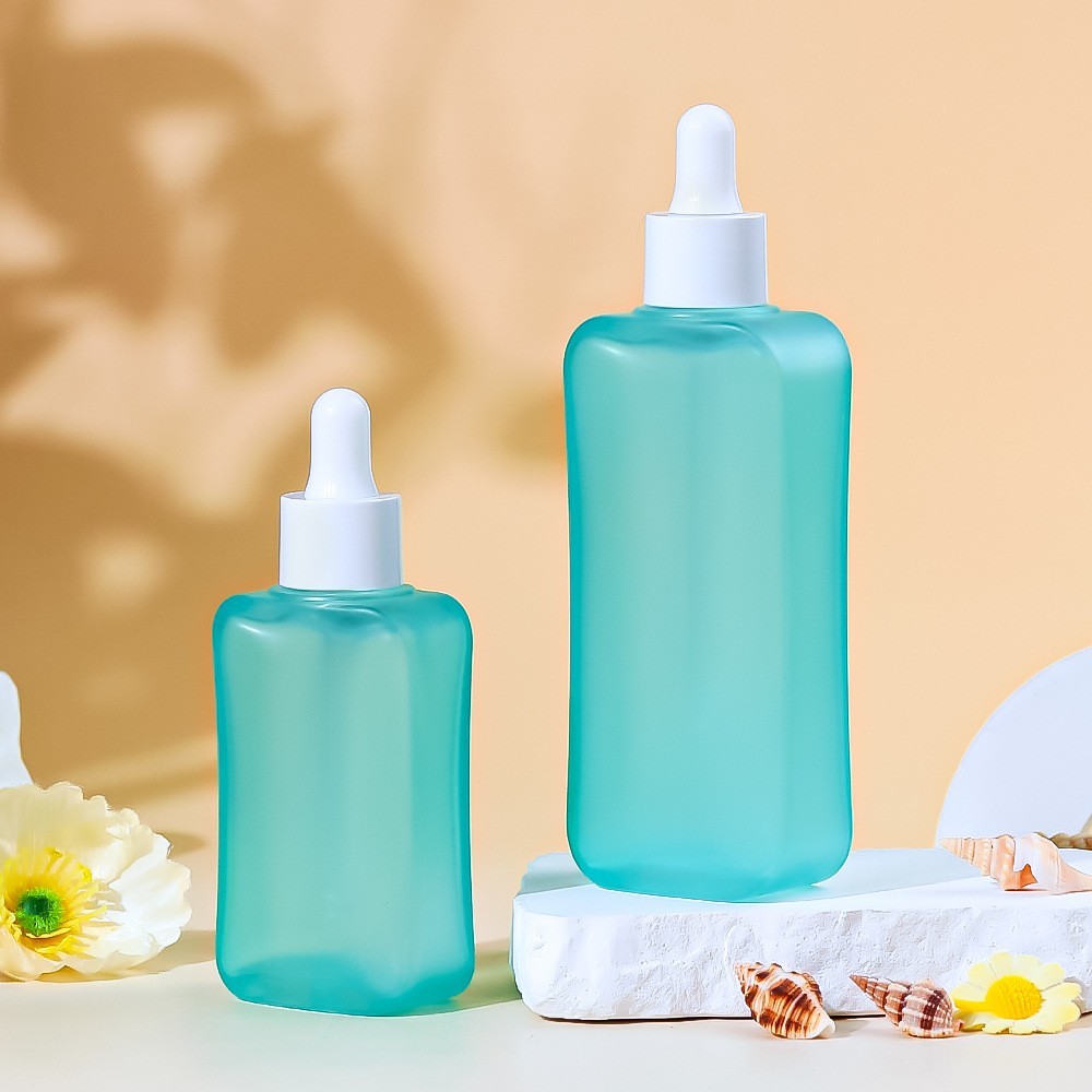 60ml原液滴管分装瓶 petg厚壁精油瓶按摩油瓶 100ml挤压精华液瓶图5
