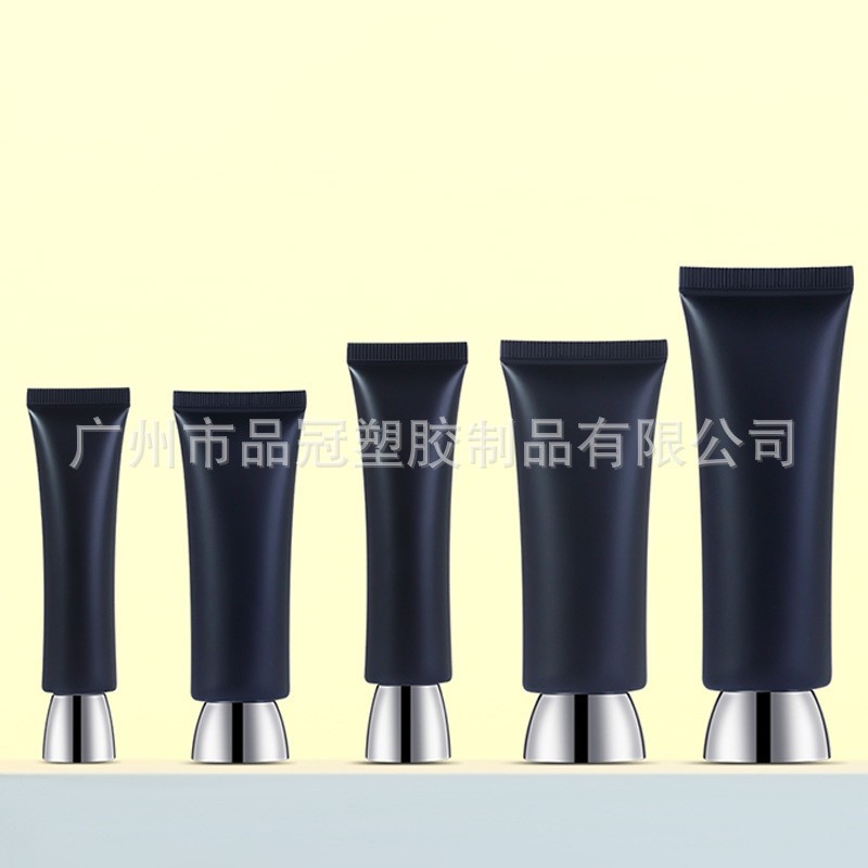 pe扁管化妆品软管身体乳洗面奶洁面乳防晒霜白色化妆品软管图2