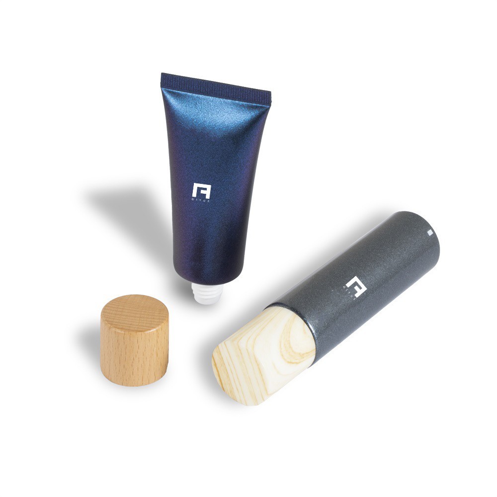 木纹盖软管D30面霜洗面奶防晒霜包材软管工厂定制印刷颜色容量图2