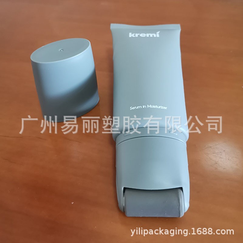 定制化妆品软管 单滚轮化妆品按软摩管包材 颈霜按摩霜PE塑料软管