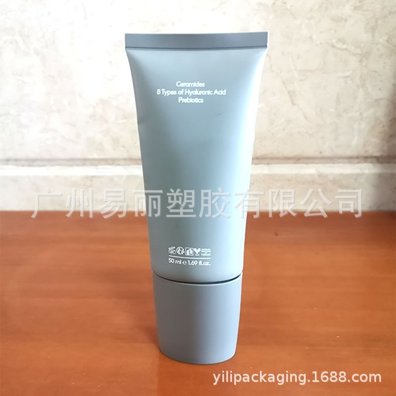 定制化妆品软管 单滚轮化妆品按软摩管包材 颈霜按摩霜PE塑料软管图2