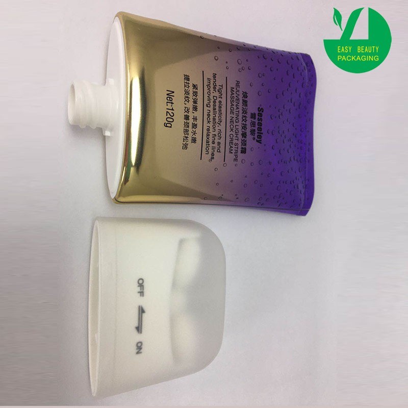 120ml滚轮颈霜软管 化妆品包装 滚轮按摩铝塑软管包材 身体乳软管图2