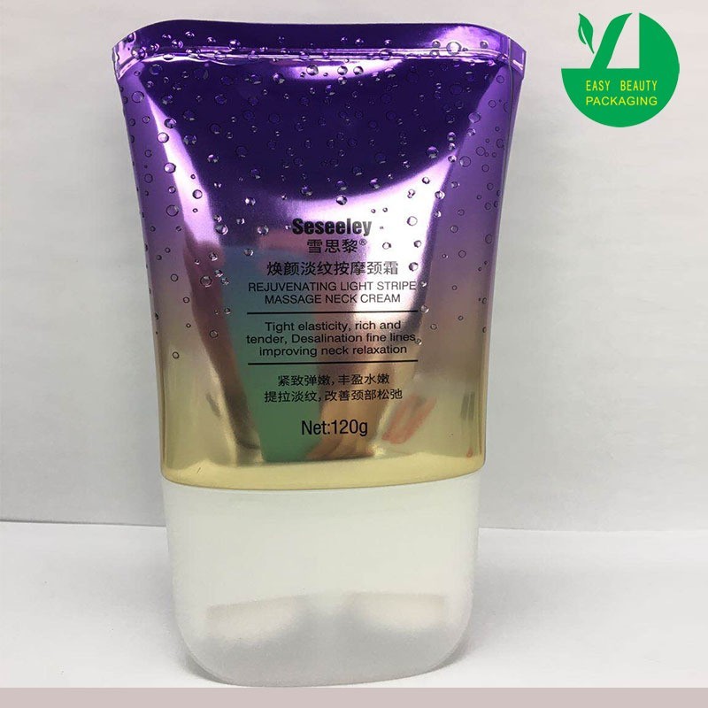 120ml滚轮颈霜软管 化妆品包装 滚轮按摩铝塑软管包材 身体乳软管图4