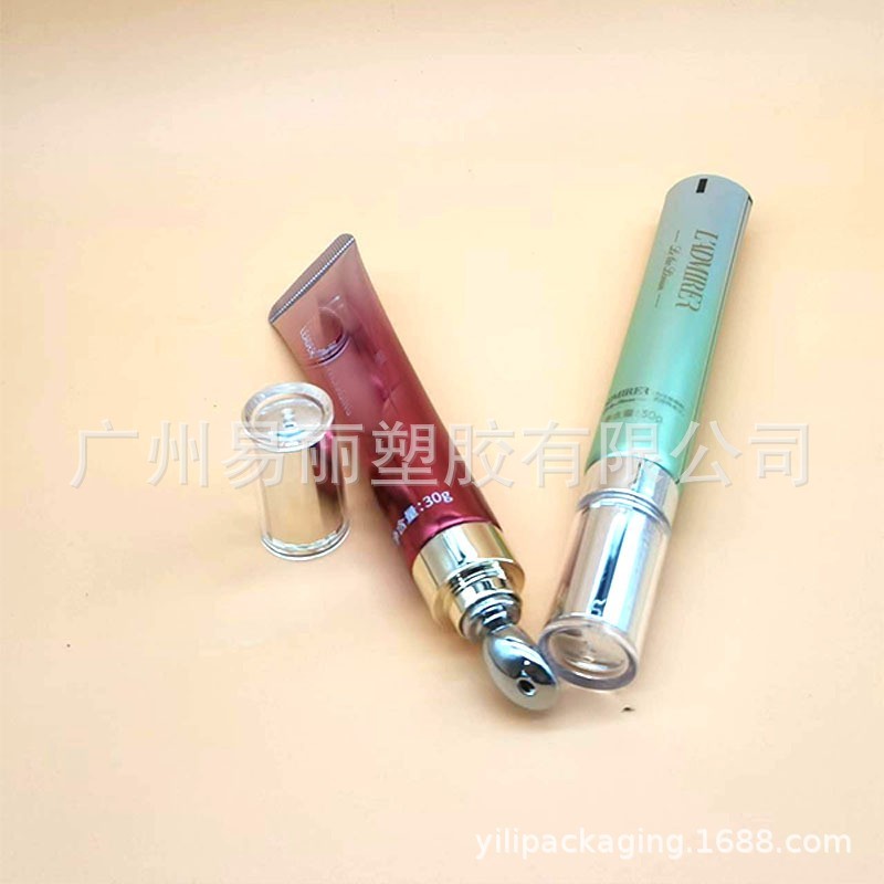 定制D22 30毫升高端化妆品眼霜软管包材 锌合金眼霜铝塑管包装图5