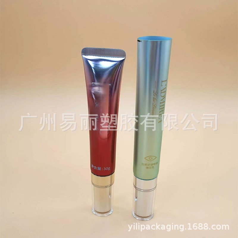 定制D22 30毫升高端化妆品眼霜软管包材 锌合金眼霜铝塑管包装图4