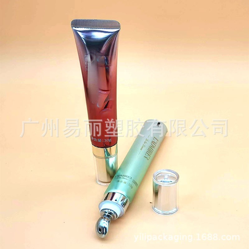 定制D22 30毫升高端化妆品眼霜软管包材 锌合金眼霜铝塑管包装图3