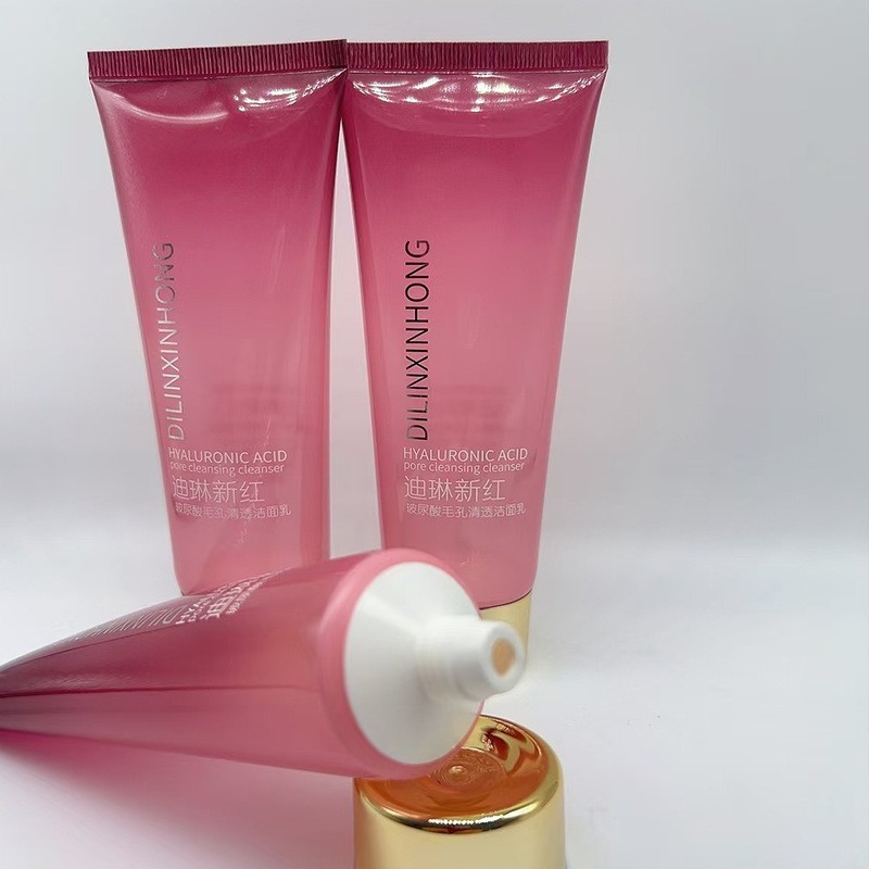 100ml洗面奶粉底液化妆品软管护手霜面霜药膏PE材质塑料空管图3