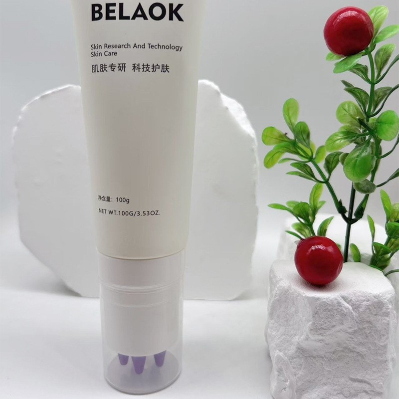 锥形5尖嘴硅胶刷头身体乳分装瓶护肤品软管头皮护理按摩乳小样图2