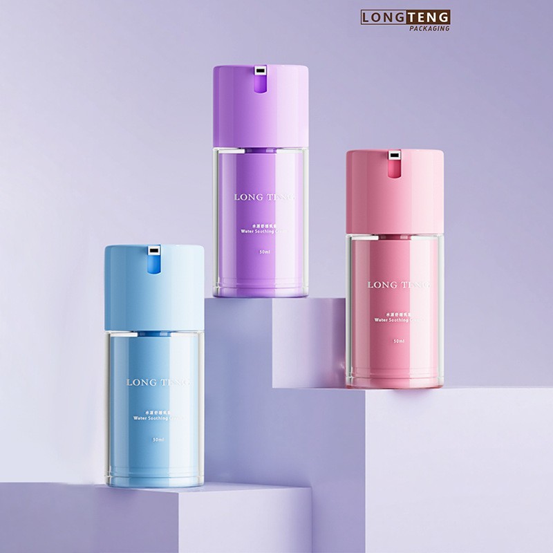 按压瓶防晒精华乳真空分装瓶按压式洗面奶素颜乳霜护肤套装包材