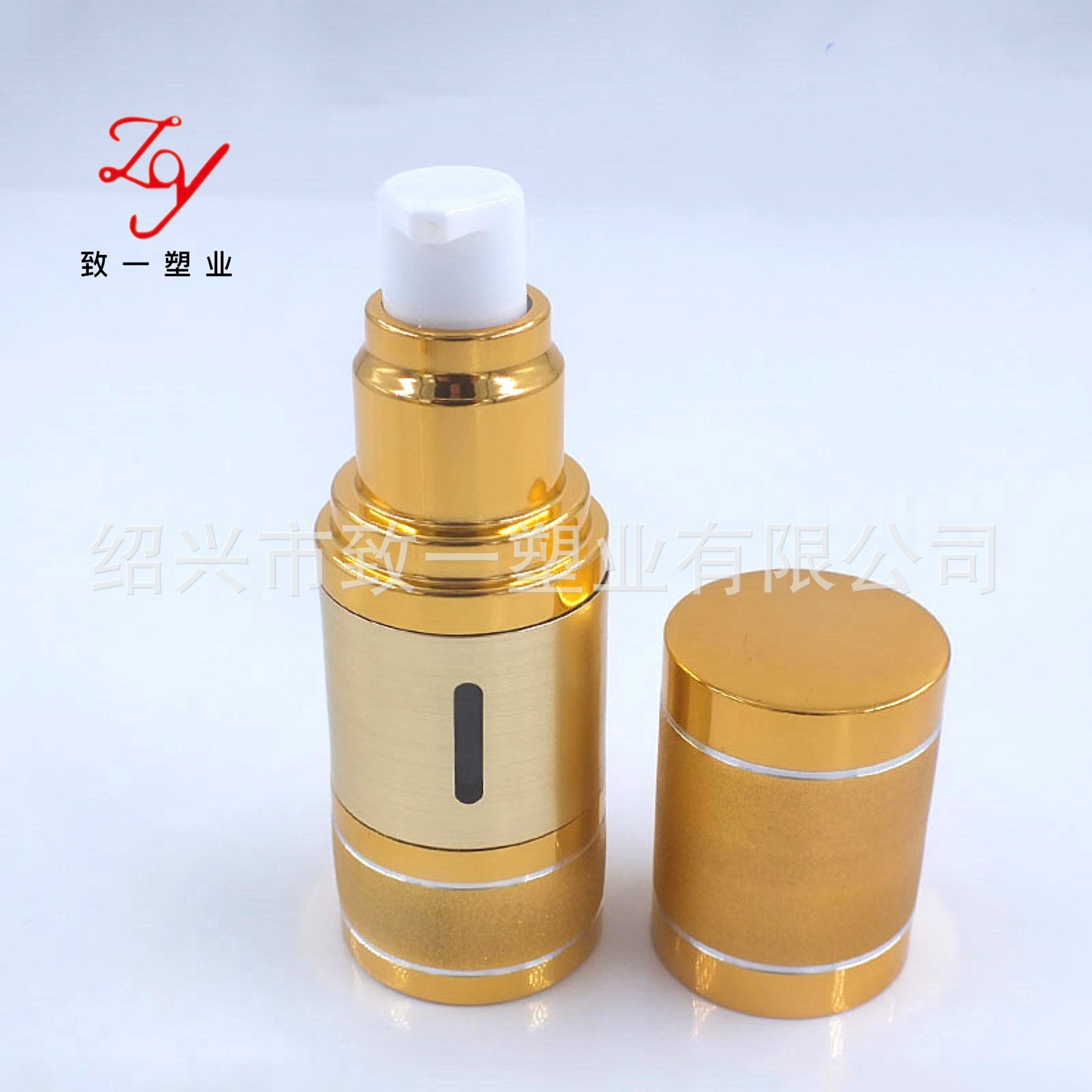 亮金滚沙真空瓶 化妆品瓶子 氧化铝分装瓶 bb面霜精华乳液瓶图3