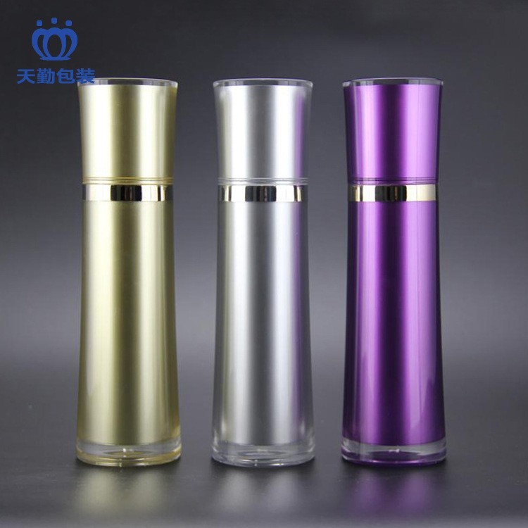 60ml120ml亚克力粉底身体精华乳液喷雾按压真空化妆瓶子30ml包材图2