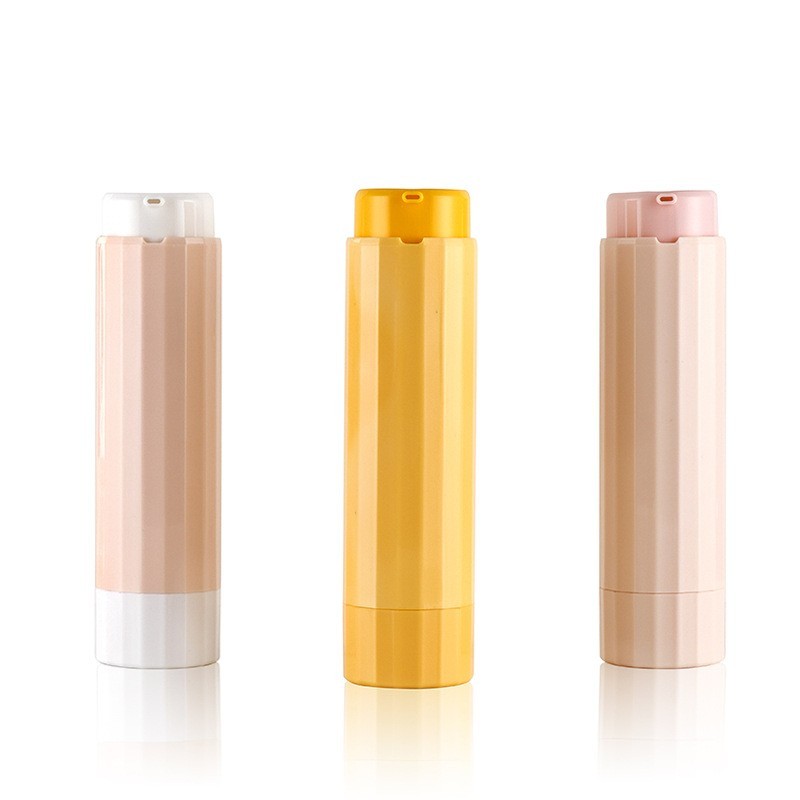 30ml 50ml 多边形外瓶身可替换真空瓶带替换装旋转真空瓶可加PCR