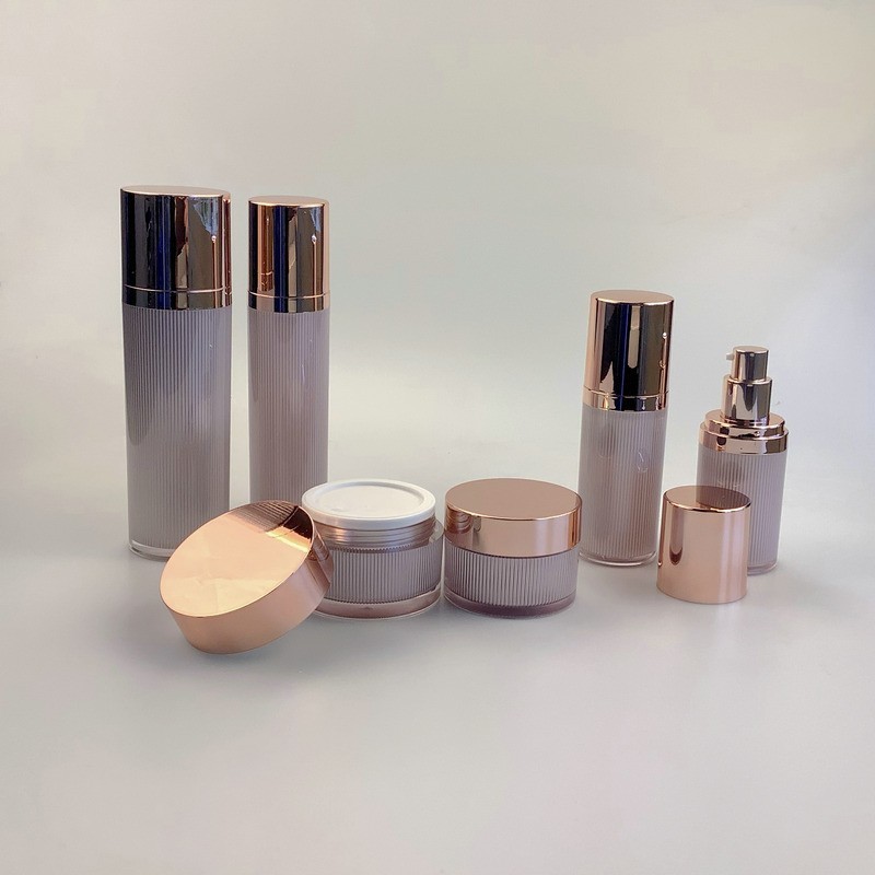 高端亚克力 乳液精华真空瓶 直圆膏霜瓶 化妆品分装瓶加工