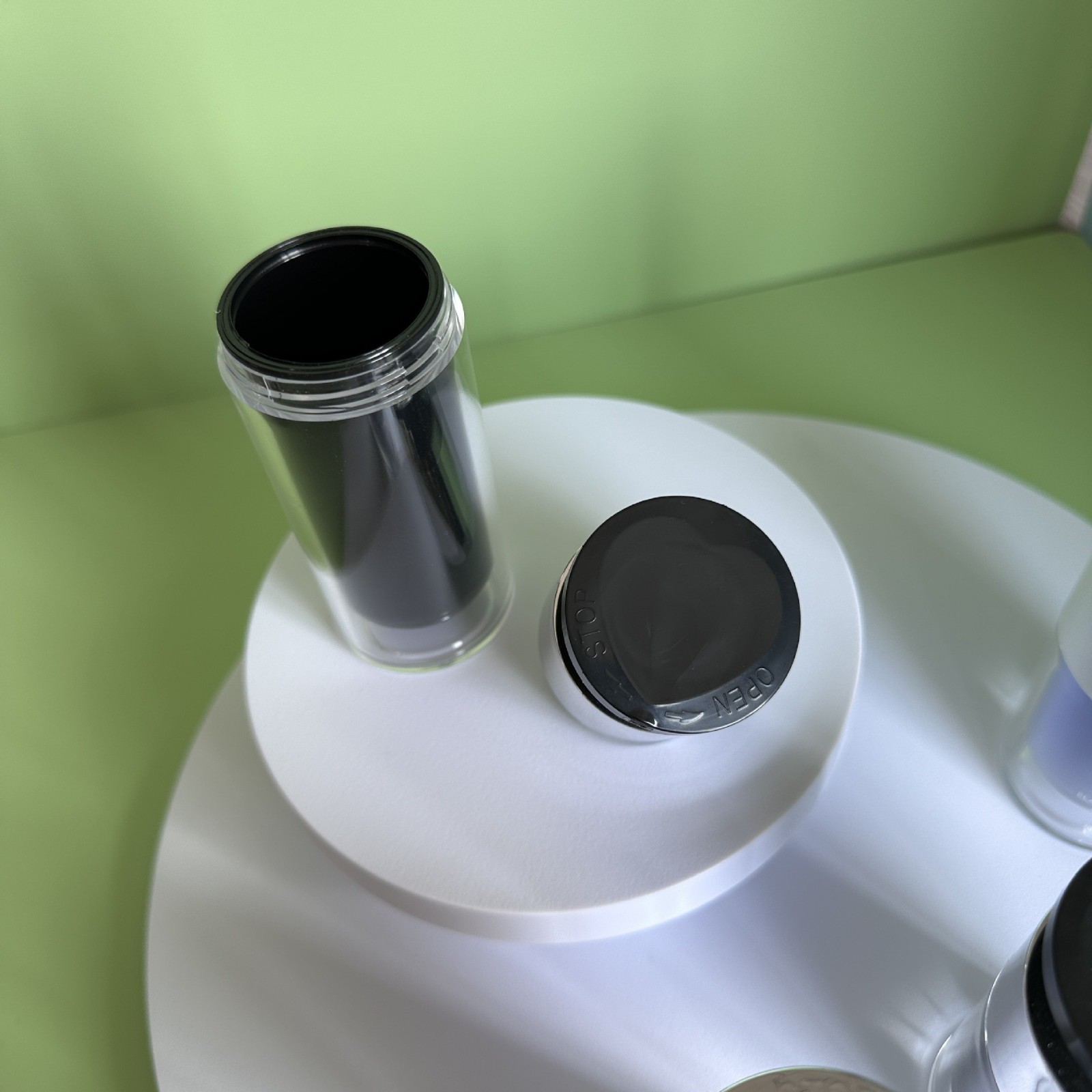 韩版亚克力双层左右锁头真空瓶精华液瓶高 妆品包装瓶精华水乳瓶图3