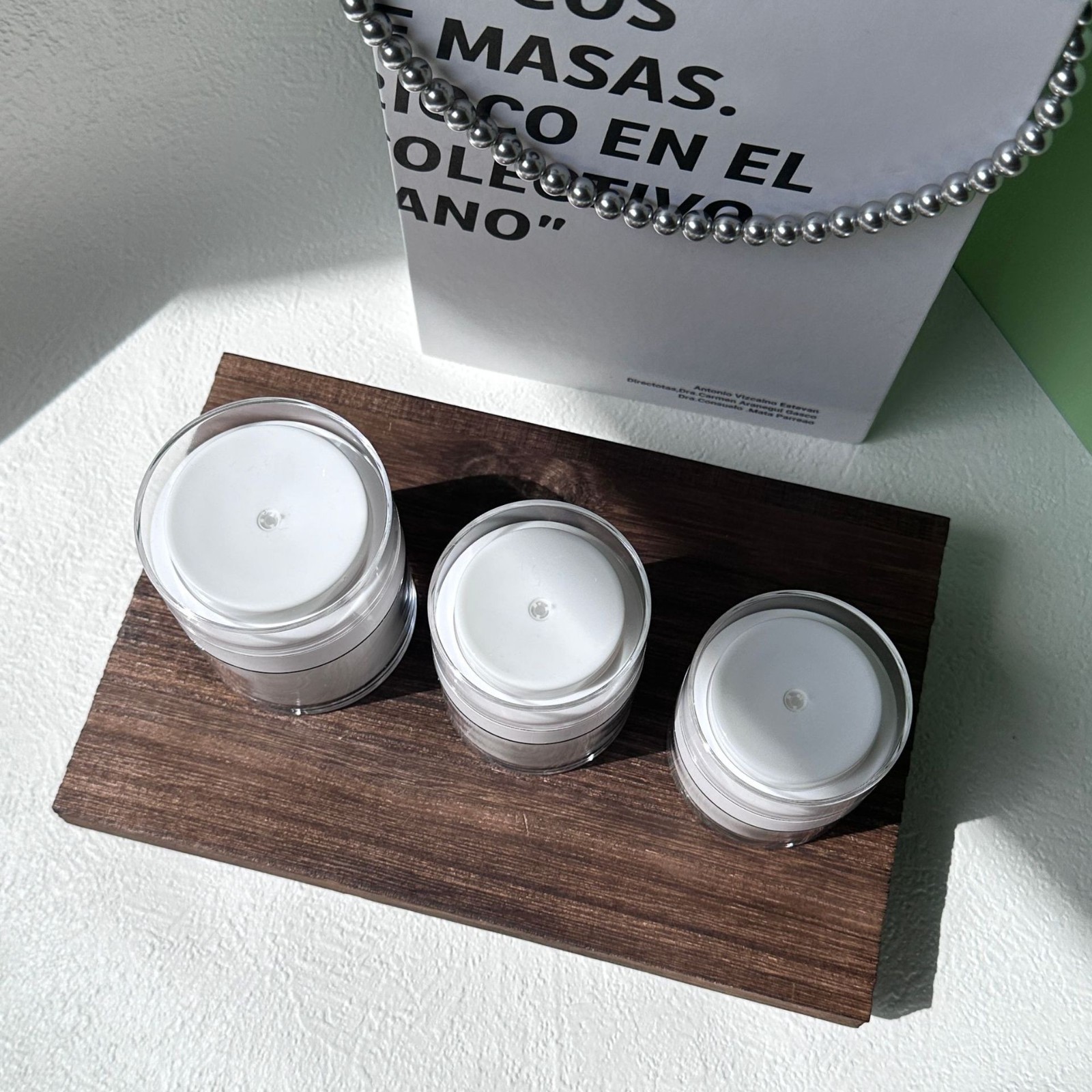 按压瓶15g 30g 50g MS 真空膏霜瓶亚克力面霜瓶粉底液瓶图2