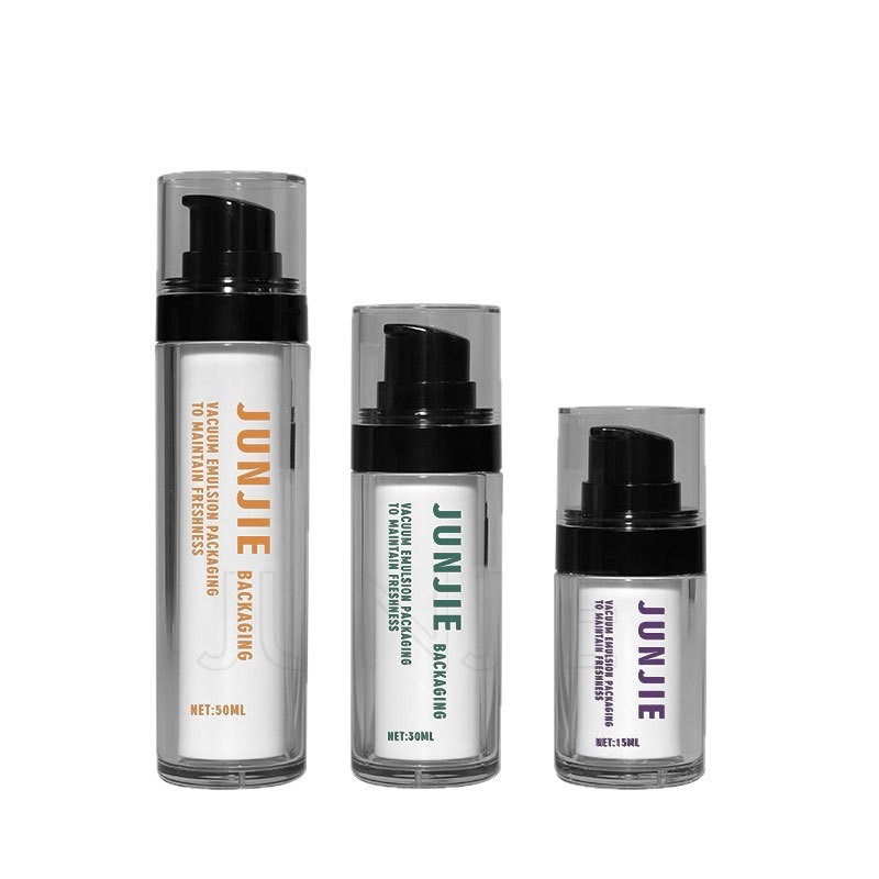 化妆品便携式旅行真空喷雾瓶15/30/50ml双层乳液瓶精华水乳按压瓶图5