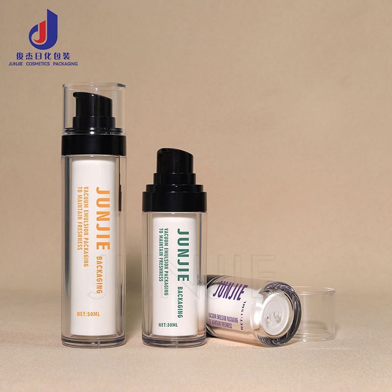 化妆品便携式旅行真空喷雾瓶15/30/50ml双层乳液瓶精华水乳按压瓶图4