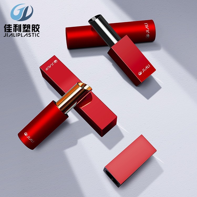 3.5g磁吸口红管润唇膏管斜口定制磁铁口红壳塑料圆形磁吸唇膏管图3