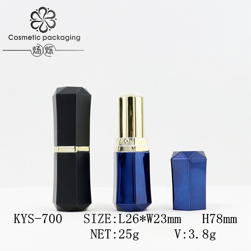 六边形钻石 加重 口红管空管 唇膏管 唇彩管 化妆品管材 可印logo图4