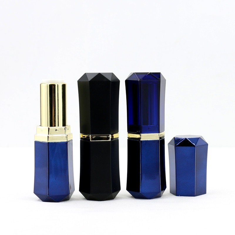 六边形钻石 加重 口红管空管 唇膏管 唇彩管 化妆品管材 可印logo图2