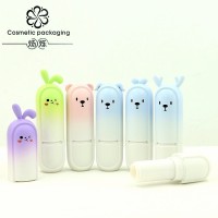 【新品】5款卡通儿童润唇膏管 塑料空管 口红管 唇釉管化妆品包材