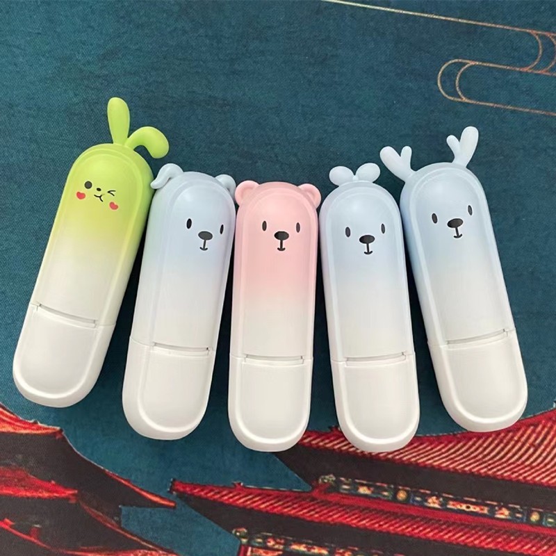 【新品】5款卡通儿童润唇膏管 塑料空管 口红管 唇釉管化妆品包材图3