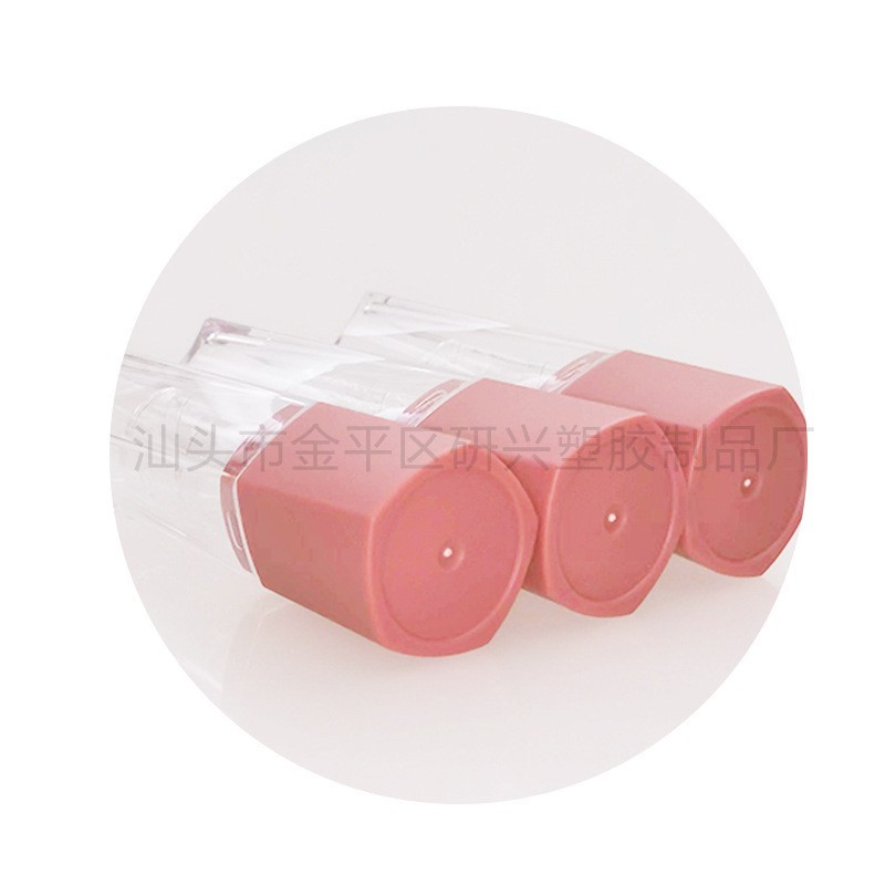 唇膏空管多边形口红化妆品包材全透明唇膏管彩妆空管图5