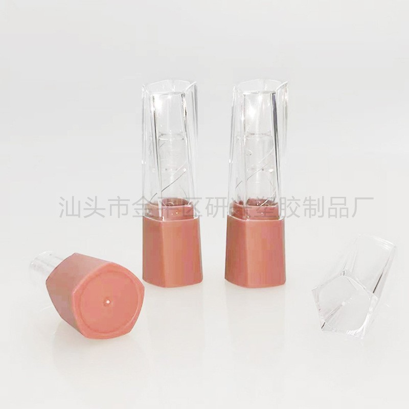 唇膏空管多边形口红化妆品包材全透明唇膏管彩妆空管图3
