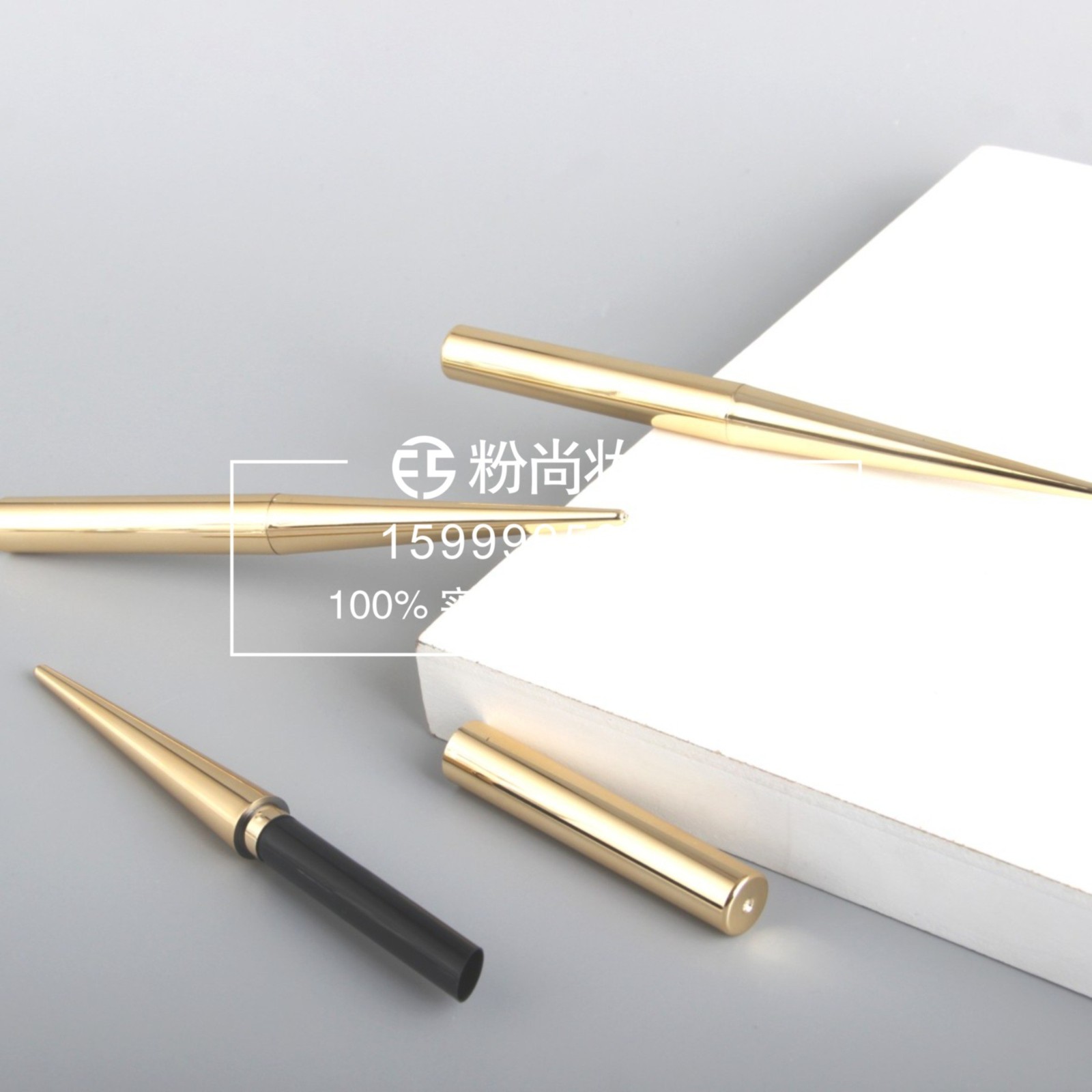 新款 细管烟管口红管 小金条 直灌管小口径7.1 彩妆包材图3