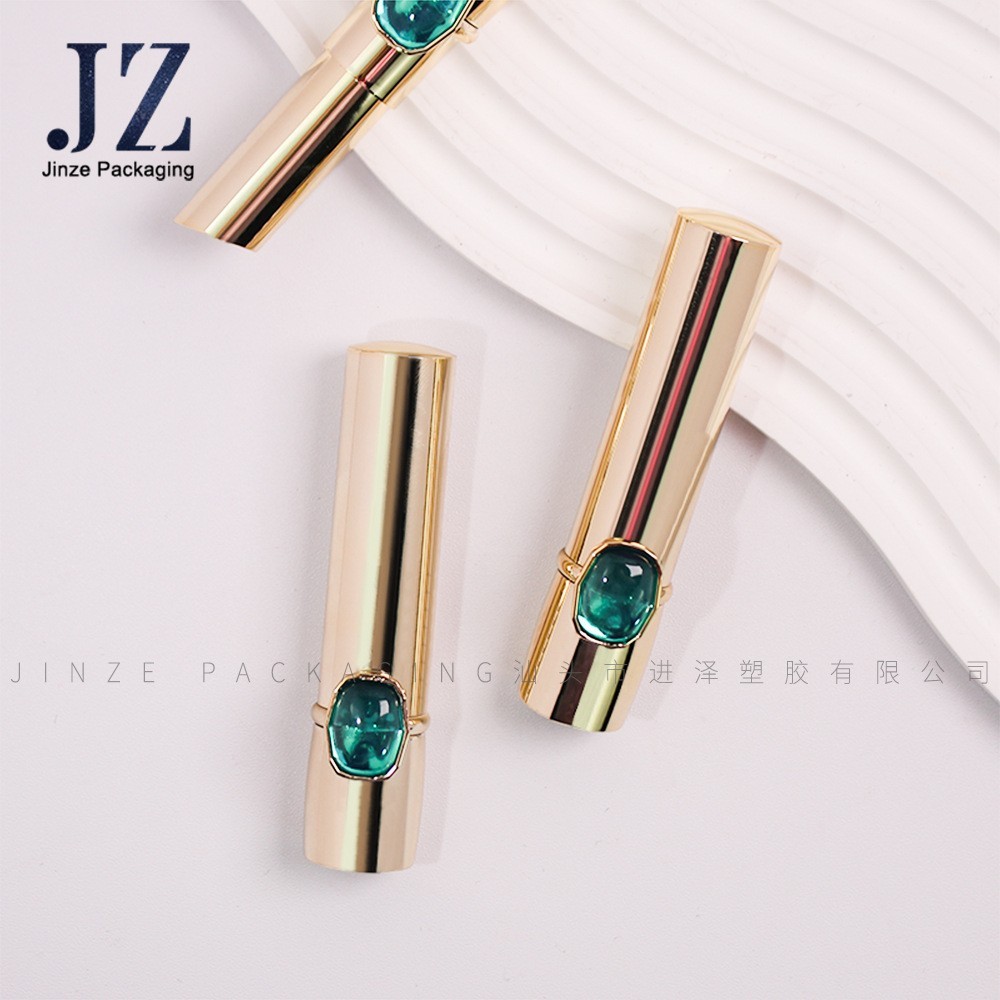 厂家定制 圆形 带钻 口红管 唇膏管 斜口11.1mm 塑料 空管 包材