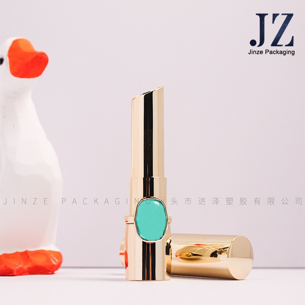 厂家定制 圆形 带钻 口红管 唇膏管 斜口11.1mm 塑料 空管 包材图2