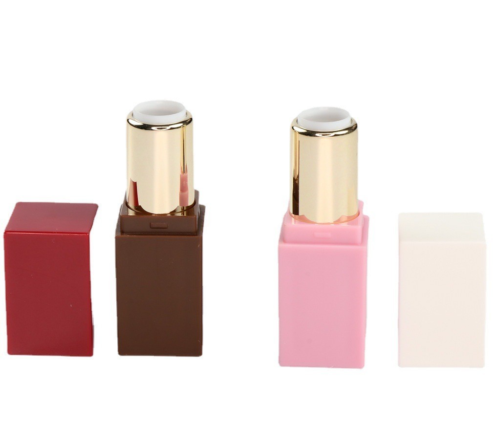 3.8g方形口红管包材直工艺可选 塑料唇膏管化妆品包材容器图3