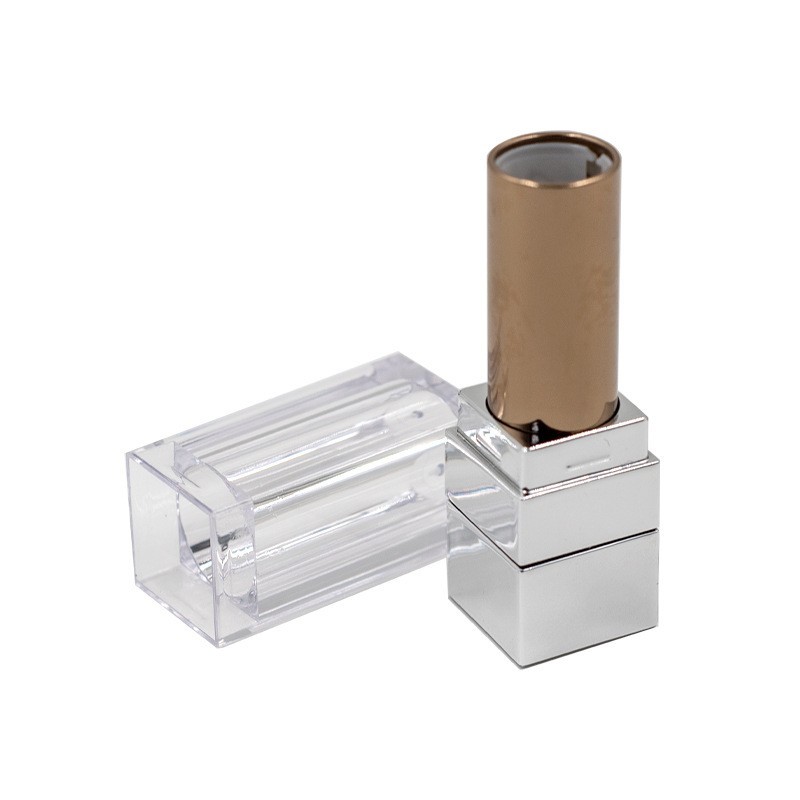 口红唇膏管空管透明厚底方管唇彩管按压卡扣5克塑料包材磁吸图3