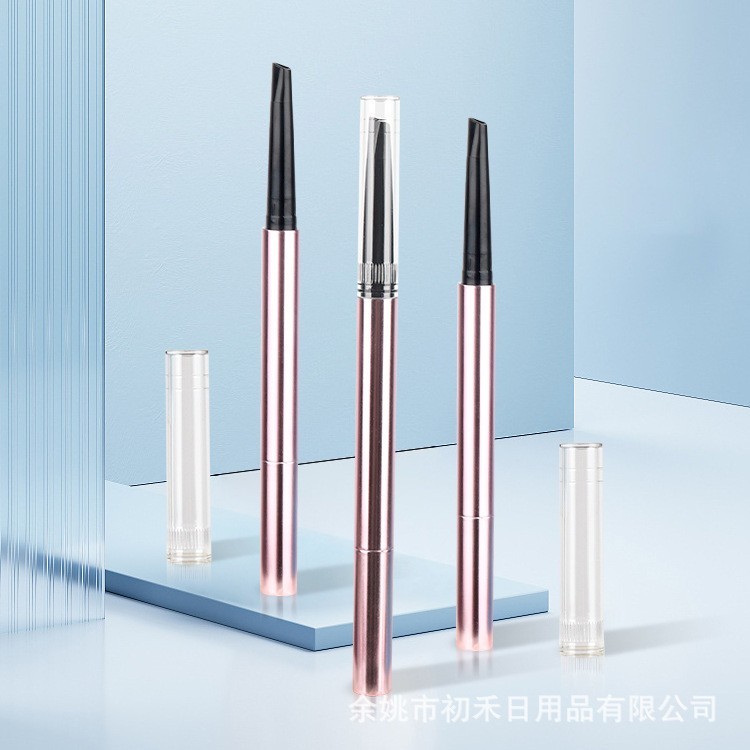 自动旋转双头眉笔包装 带眉刷四方头眉笔管 化妆品彩妆包材