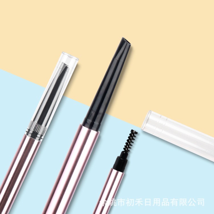 自动旋转双头眉笔包装 带眉刷四方头眉笔管 化妆品彩妆包材图4