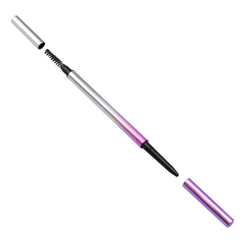 双头眉刷彩色圆管 自动眉笔 雨滴型眉笔包材规格图5