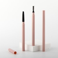 新款粉色三角自然野生眉眉笔管包材眼线胶笔管染眉笔彩妆分装管